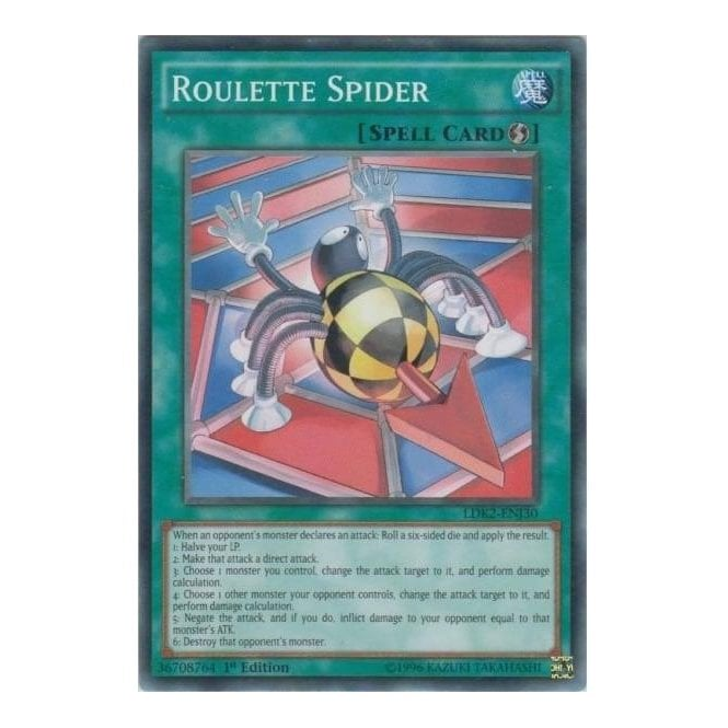 Roulette Spider (Common) : LDK2-ENJ30 - Yu-Gi-Oh! Single Card