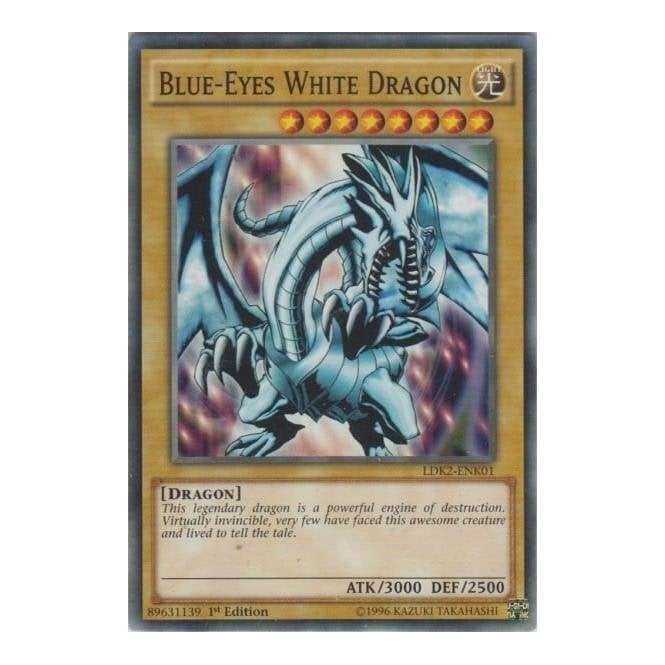 Blue-Eyes White Dragon (Legend of Blue-Eyes White Dragon Artwork) (Common) : LDK2-ENK01 - Yu-Gi-Oh! Single Card