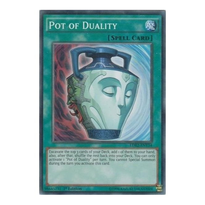 Pot of Duality (Common) : LDK2-ENY34 - Yu-Gi-Oh! Single Card