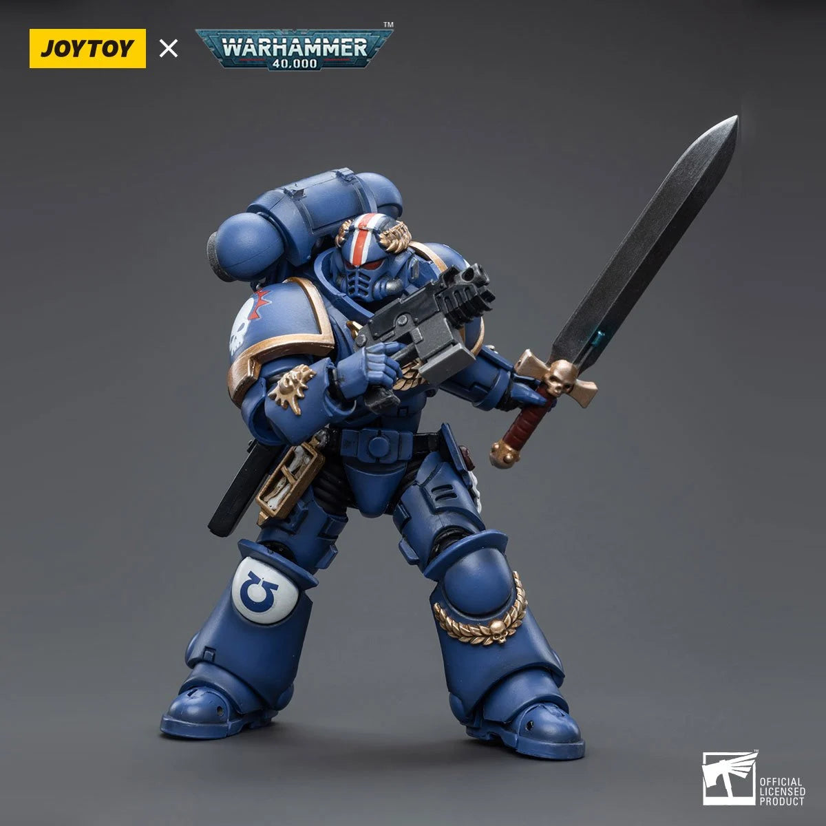 Joy Toy Warhammer 40,000 Ultramarines Primaris Lieutenant Argaranthe 1:18 Scale Action Figure