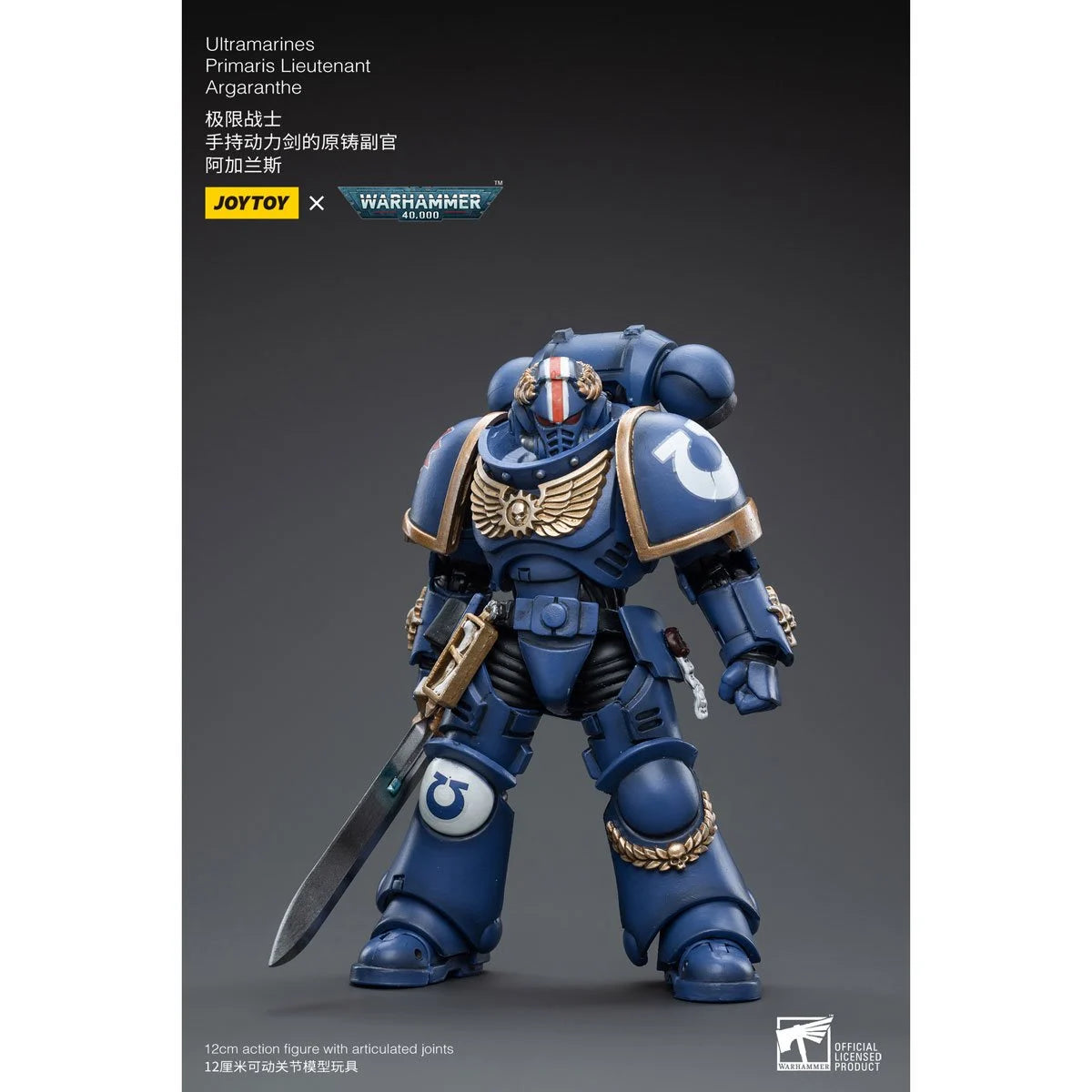 Joy Toy Warhammer 40,000 Ultramarines Primaris Lieutenant Argaranthe 1:18 Scale Action Figure