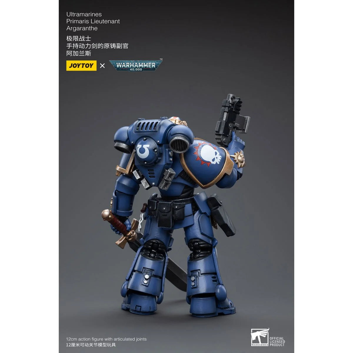 Joy Toy Warhammer 40,000 Ultramarines Primaris Lieutenant Argaranthe 1:18 Scale Action Figure