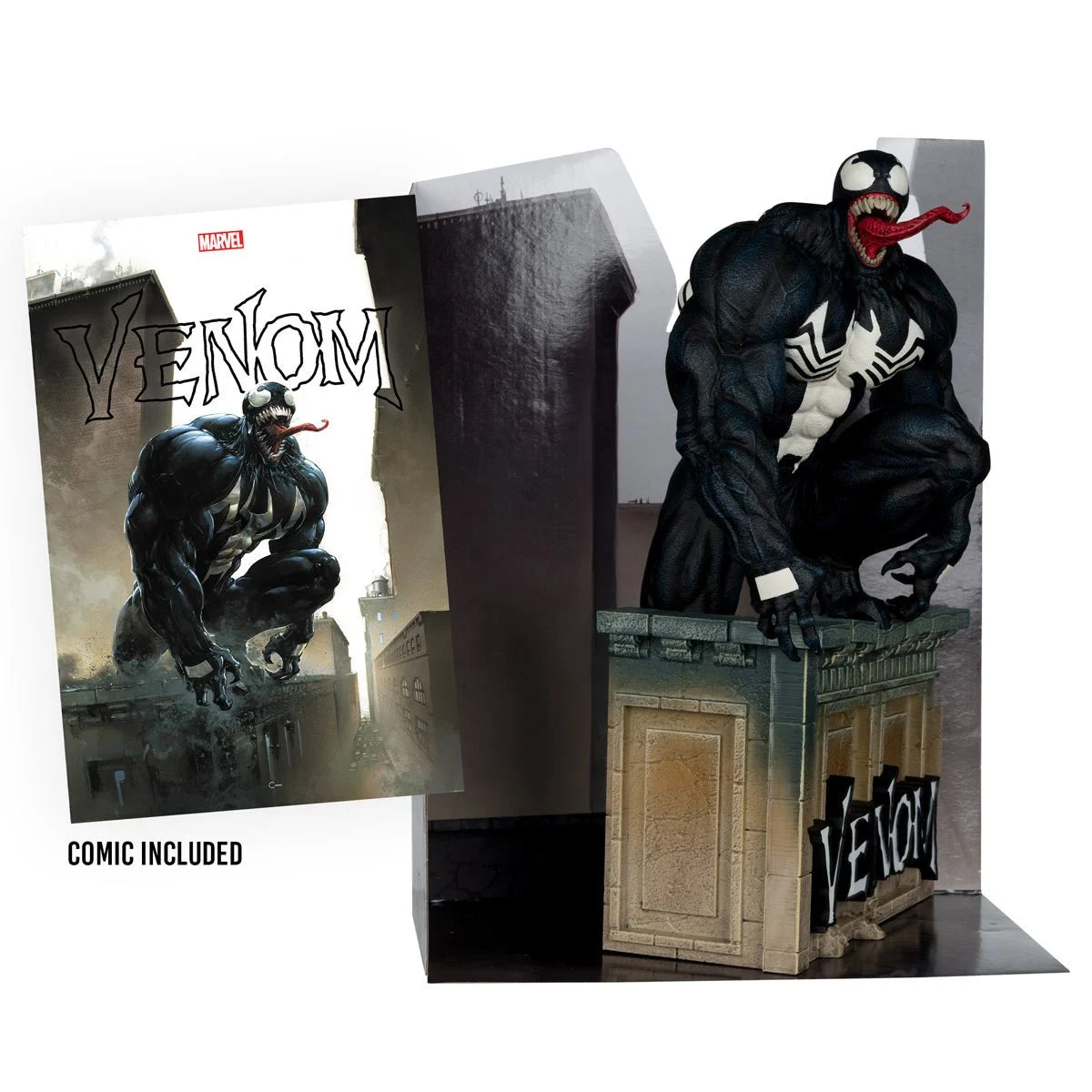Marvel Wave 4 Venom #5 1:6 Scale Posed Figure with Scene and Comic