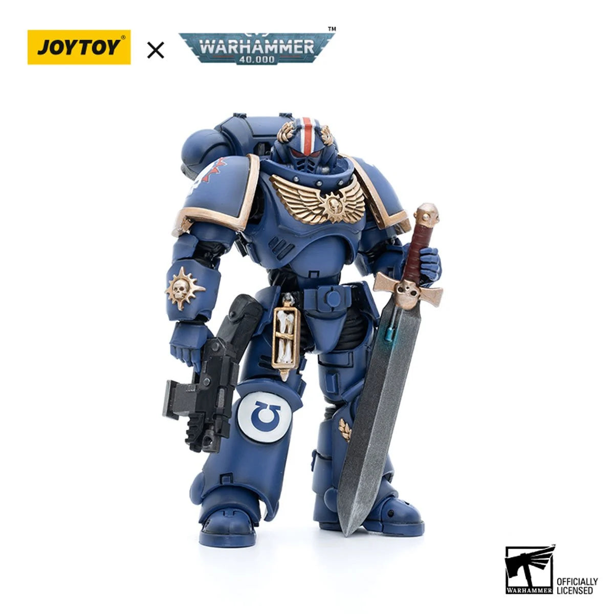Joy Toy Warhammer 40,000 Ultramarines Primaris Lieutenant Argaranthe 1:18 Scale Action Figure