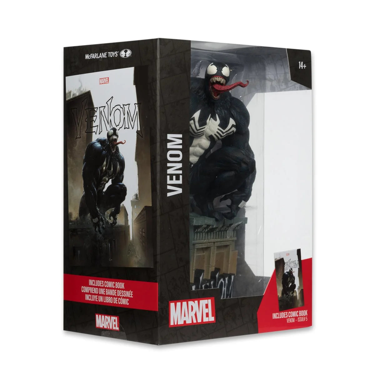 Marvel Wave 4 Venom #5 1:6 Scale Posed Figure with Scene and Comic