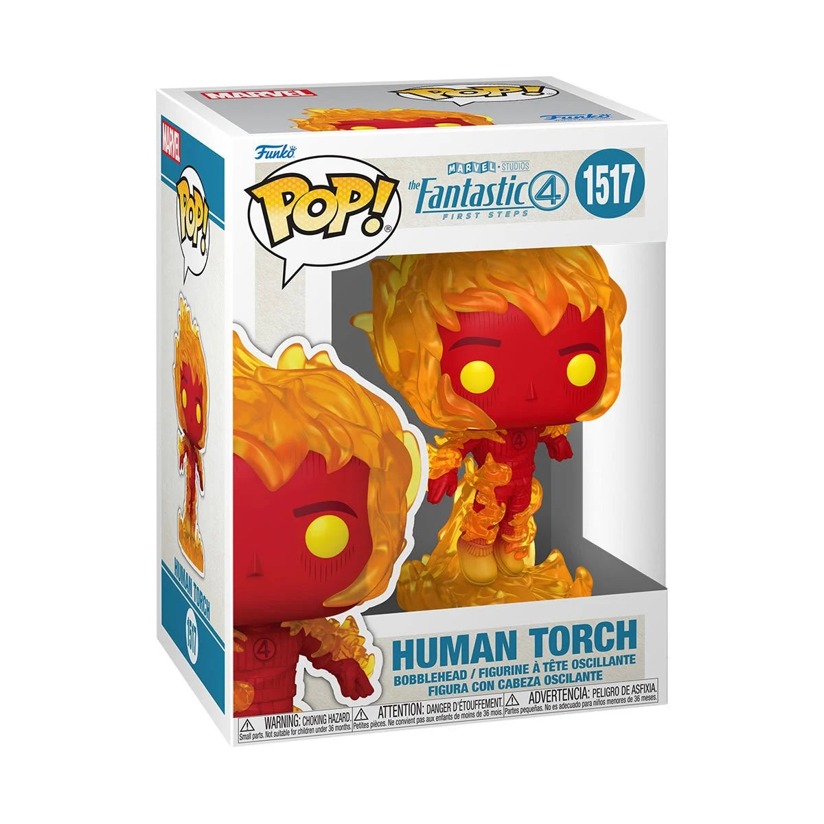 The Fantastic Four: First Steps Human Torch Funko Pop! Vinyl Figure #1517