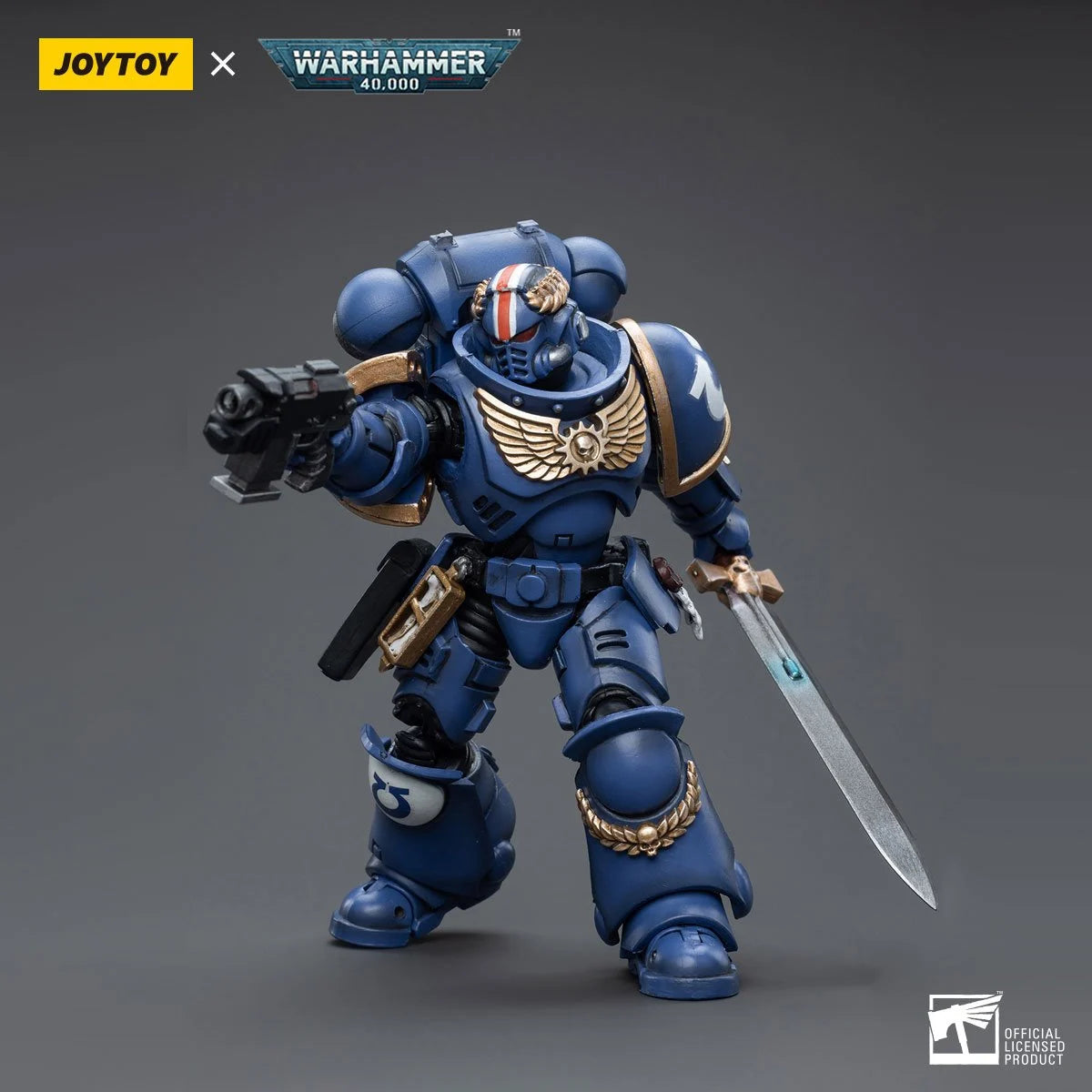 Joy Toy Warhammer 40,000 Ultramarines Primaris Lieutenant Argaranthe 1:18 Scale Action Figure