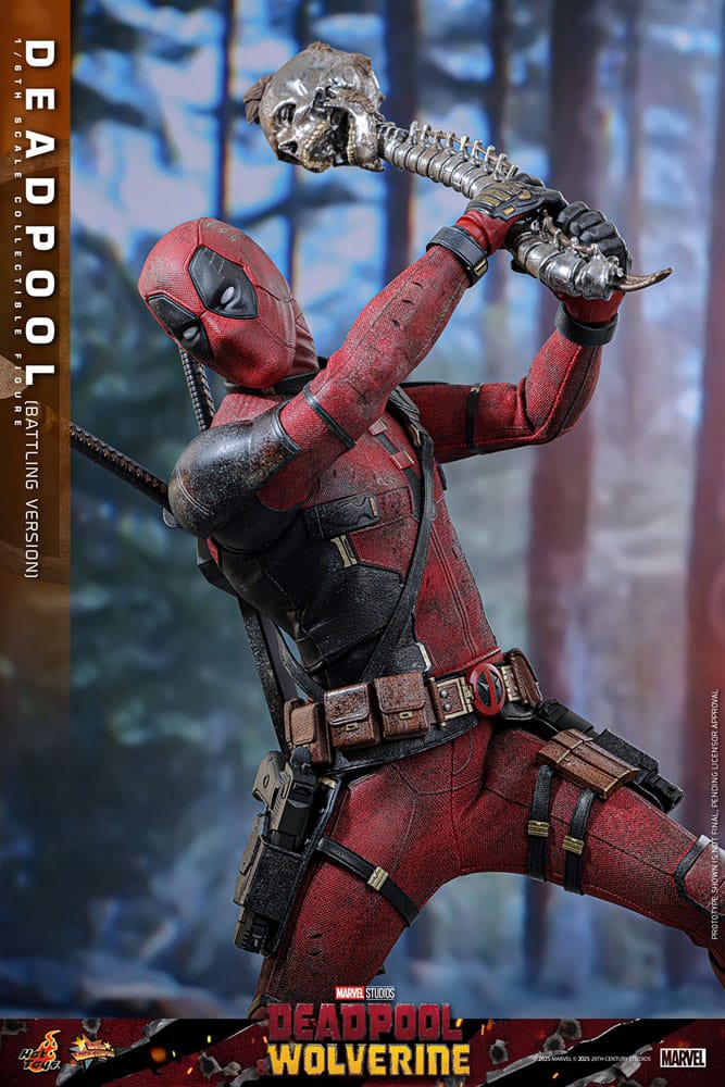 Deadpool & Wolverine Movie Masterpiece Action Figure 1/6 Deadpool (Battling Version) 31 cm