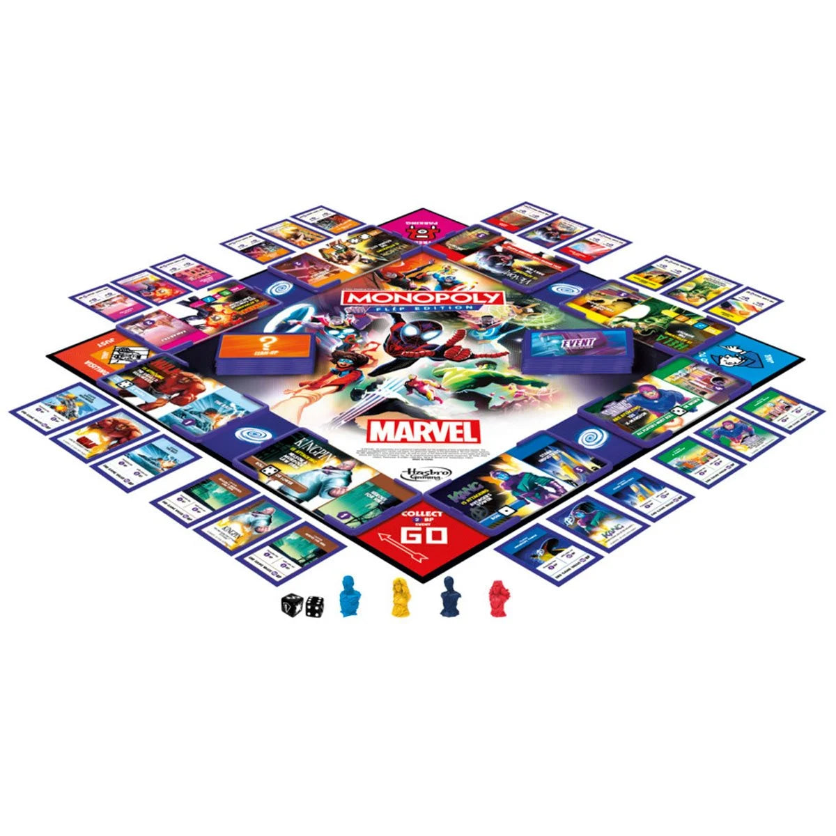 Marvel Monopoly Flip Edition Board Game