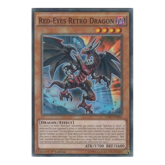 Red-Eyes Retro Dragon (Common) : LDK2-ENJ04 - Yu-Gi-Oh! Single Card