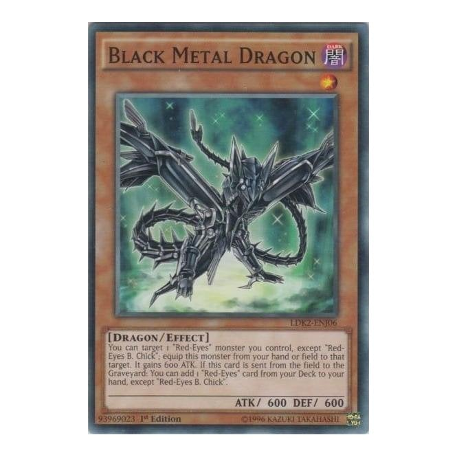 Black Metal Dragon (Common) : LDK2-ENJ06 - Yu-Gi-Oh! Single Card