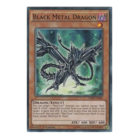Black Metal Dragon (Common) : LDK2-ENJ06 - Yu-Gi-Oh! Single Card