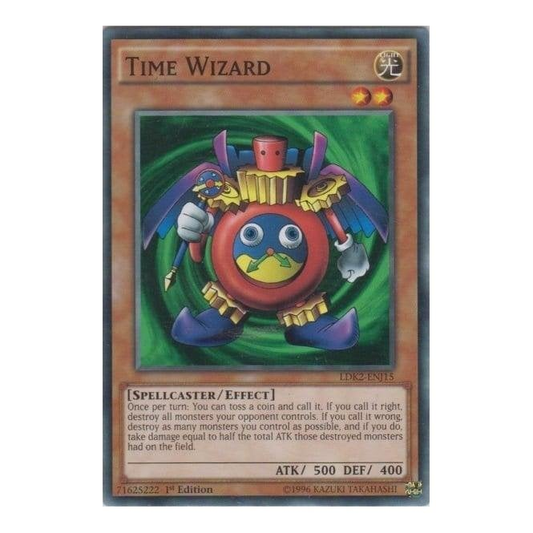 Time Wizard (Common) : LDK2-ENJ15 - Yu-Gi-Oh! Single Card