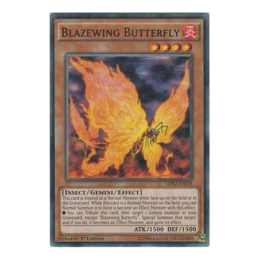Blazewing Butterfly (Common) : LDK2-ENJ18 - Yu-Gi-Oh! Single Card