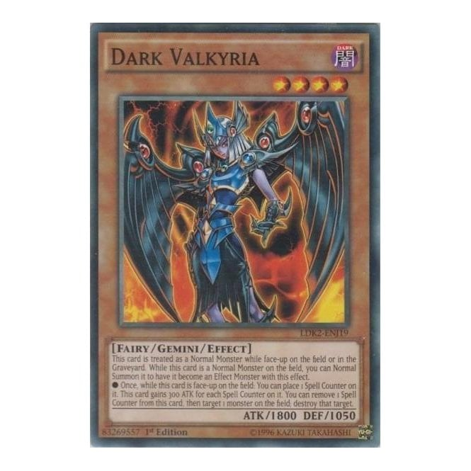 Dark Valkyria (Common) : LDK2-ENJ19 - Yu-Gi-Oh! Single Card