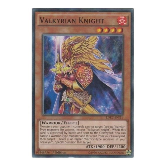 Valkyrian Knight (Common) : LDK2-ENJ21 - Yu-Gi-Oh! Single Card