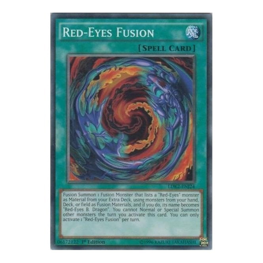 Red-Eyes Fusion (Common) : LDK2-ENJ24 - Yu-Gi-Oh! Single Card
