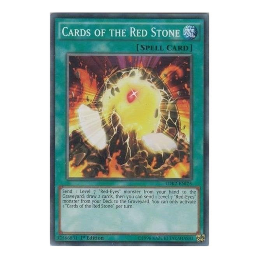 Cards of the Red Stone (Common) : LDK2-ENJ25 - Yu-Gi-Oh! Single Card