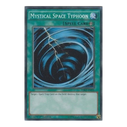 Mystical Space Typhoon (Common) : LDK2-ENJ32 - Yu-Gi-Oh! Single Card