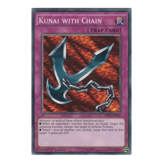 Kunai with Chain (Common) : LDK2-ENJ36 - Yu-Gi-Oh! Single Card