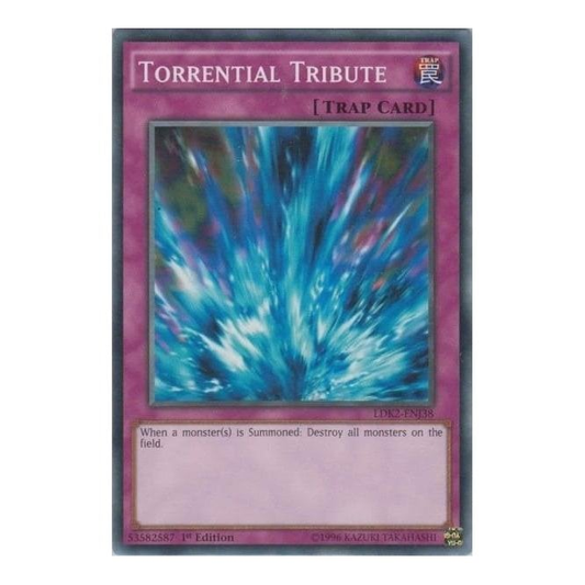 Torrential Tribute (Common) : LDK2-ENJ38 - Yu-Gi-Oh! Single Card