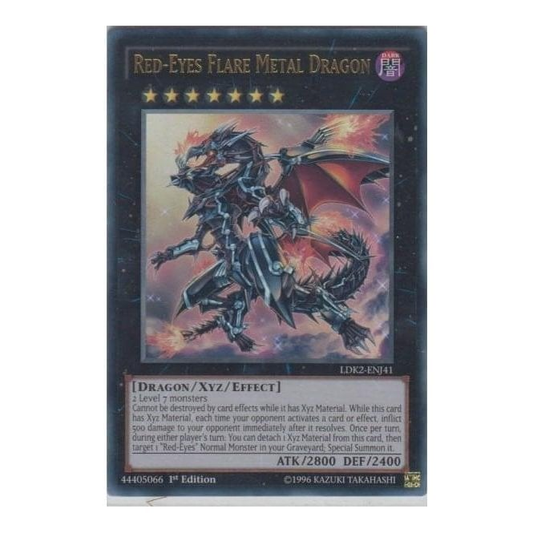Red-Eyes Flare Metal Dragon (Ultra Rare) : LDK2-ENJ41 - Yu-Gi-Oh! Single Card