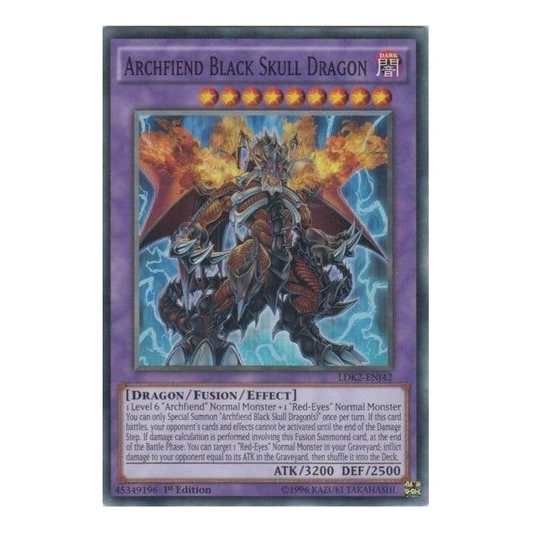 Archfiend Black Skull Dragon (Common) : LDK2-ENJ42 - Yu-Gi-Oh! Single Card