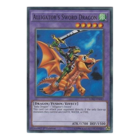 Alligator's Sword Dragon (Common) : LDK2-ENJ43 - Yu-Gi-Oh! Single Card