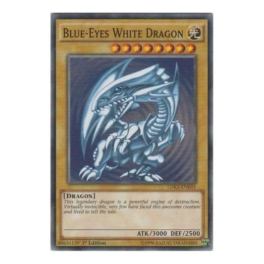 Blue-Eyes White Dragon (Anime Artwork) (Common) : LDK2-ENK01 - Yu-Gi-Oh! Single Card