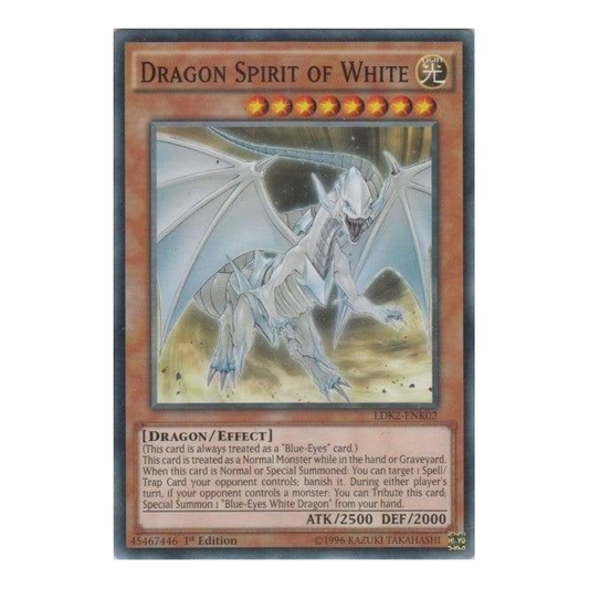 Dragon Spirit of White (Common) : LDK2-ENK02 - Yu-Gi-Oh! Single Card