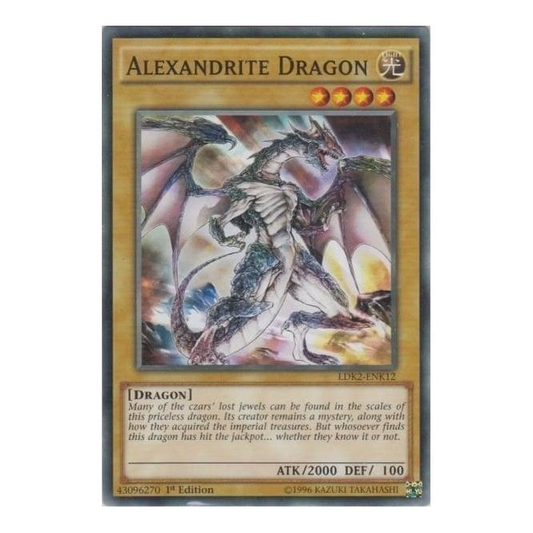 Alexandrite Dragon (Common) : LDK2-ENK12 - Yu-Gi-Oh! Single Card