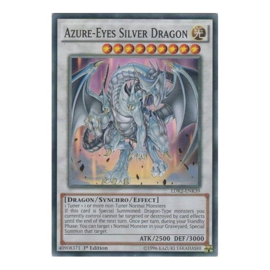 Azure-Eyes Silver Dragon (Common) : LDK2-ENK39 - Yu-Gi-Oh! Single Card