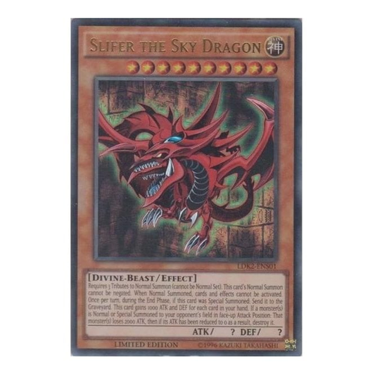 Slifer the Sky Dragon (Ultra Rare) : LDK2-ENS01 - Yu-Gi-Oh! Single Card