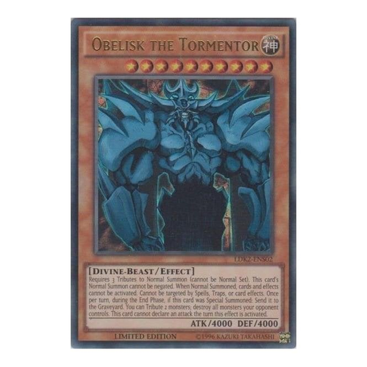 Obelisk the Tormentor (Ultra Rare) : LDK2-ENS02 - Yu-Gi-Oh! Single Card