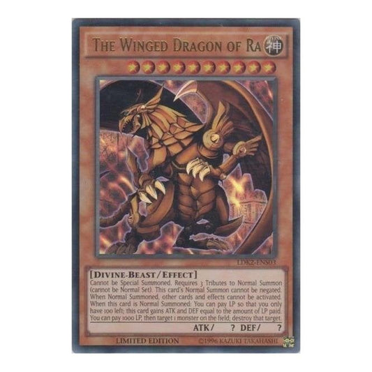 The Winged Dragon of Ra (Ultra Rare) : LDK2-ENS03 - Yu-Gi-Oh! Single Card