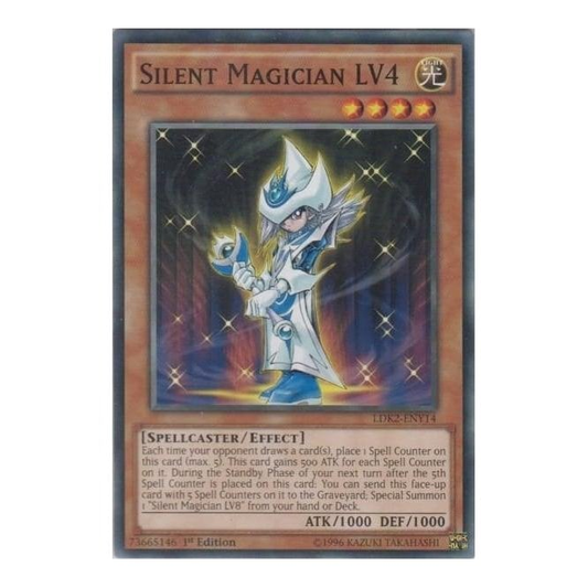 Silent Magician LV4 (Common) : LDK2-ENY14 - Yu-Gi-Oh! Single Card