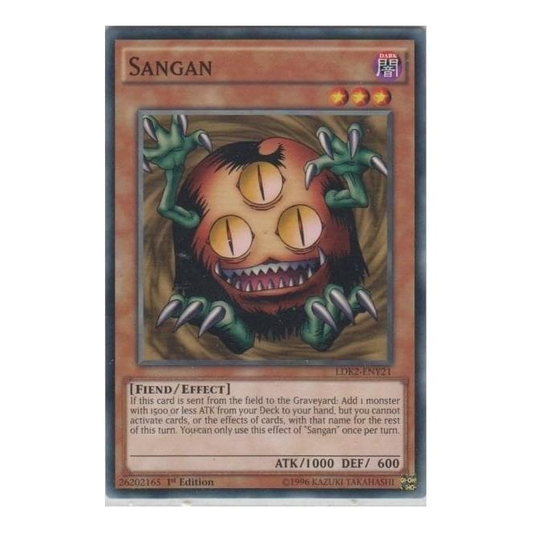 Sangan (Common) : LDK2-ENY21 - Yu-Gi-Oh! Single Card