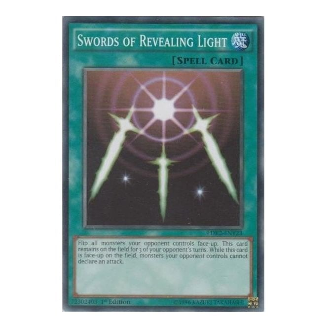 Swords of Revealing Light (Common) : LDK2-ENY23 - Yu-Gi-Oh! Single Card