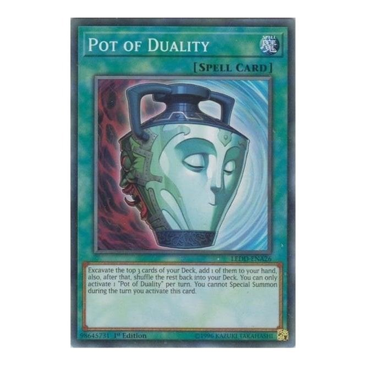 Pot of Duality (Common) : LEDD-ENA26 - Yu-Gi-Oh! Single Card