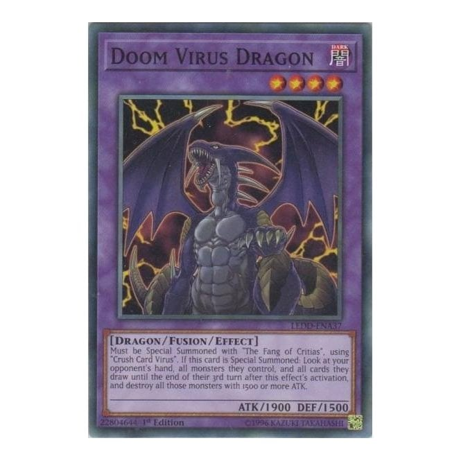 Doom Virus Dragon (Common) : LEDD-ENA37 - Yu-Gi-Oh! Single Card