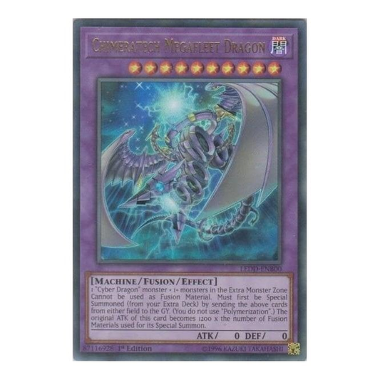 Chimeratech Megafleet Dragon (Ultra Rare) : LEDD-ENB00 - Yu-Gi-Oh! Single Card