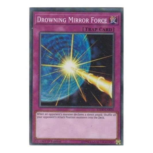 Drowning Mirror Force (Common) : LEDD-ENB24 - Yu-Gi-Oh! Single Card