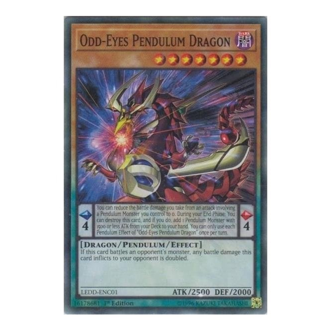 Odd-Eyes Pendulum Dragon (Common) : LEDD-ENC01 - Yu-Gi-Oh! Single Card