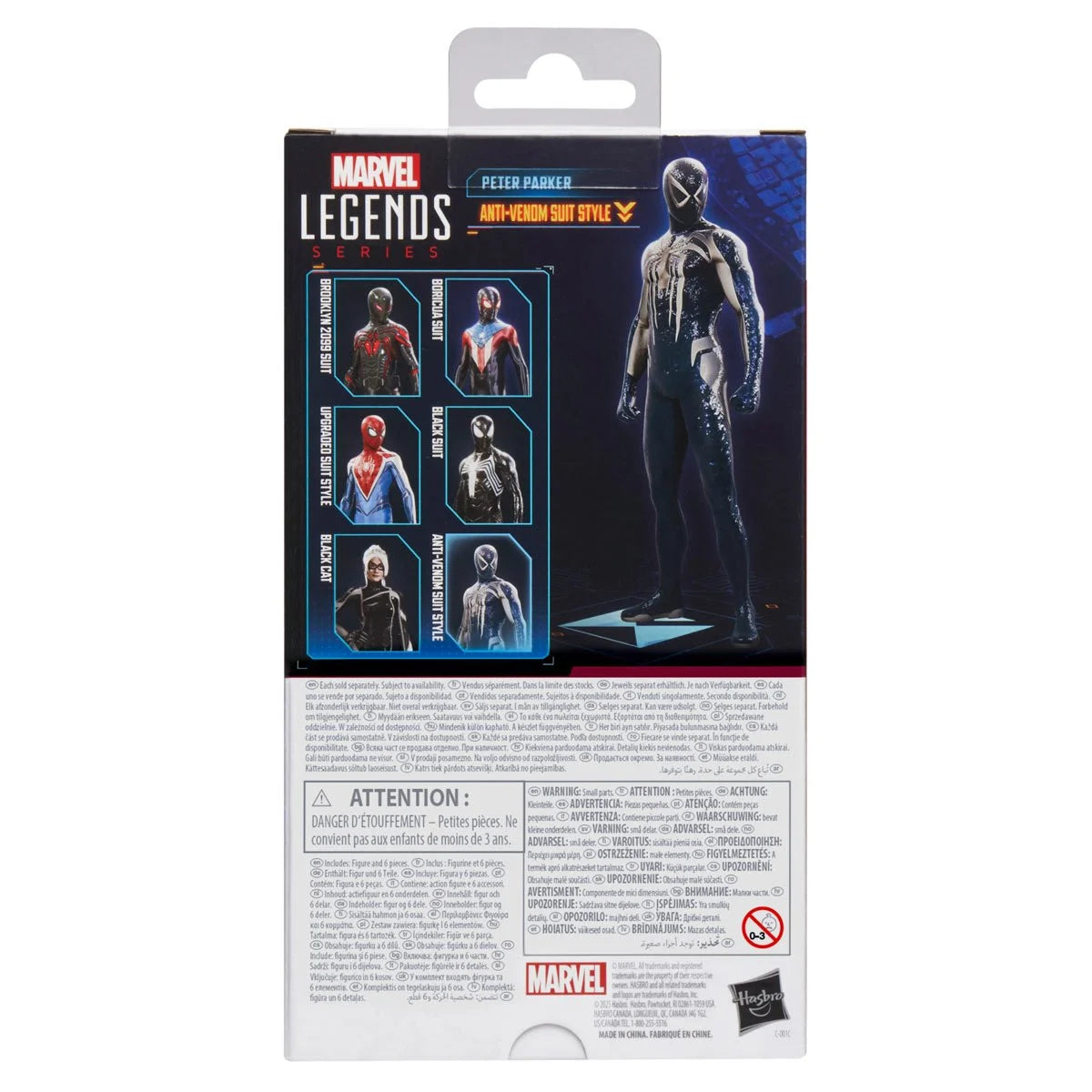 **PREORDER** Marvel Legends: Marvel Spider-Man 2 Gamerverse Peter Parker Anti-Venom Suit Style 6-Inch Action Figure
