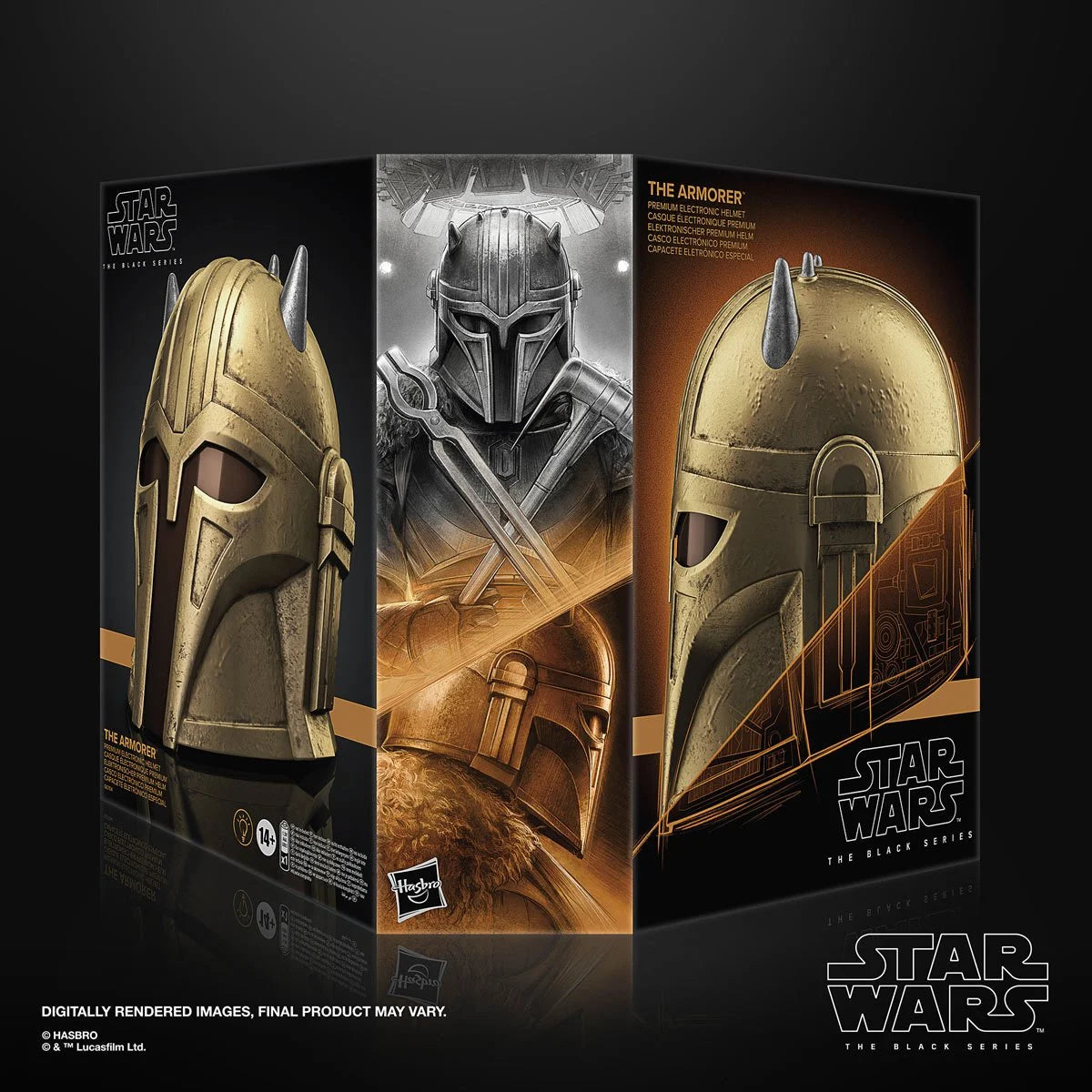 Star Wars The Black Series The Armorer Premium Electronic Helmet