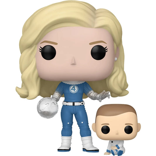 The Fantastic Four: First Steps Invisible Woman & Franklin Funko Pop! Vinyl Figure and Buddy #1514