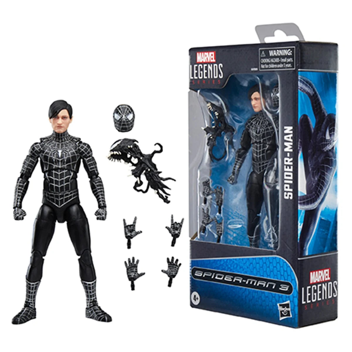 Marvel Legends: Spider-Man 3 Spider-Man Symbiote Suit 6-Inch Action Figure