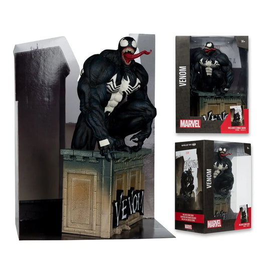 Marvel Wave 4 Venom #5 1:6 Scale Posed Figure with Scene and Comic