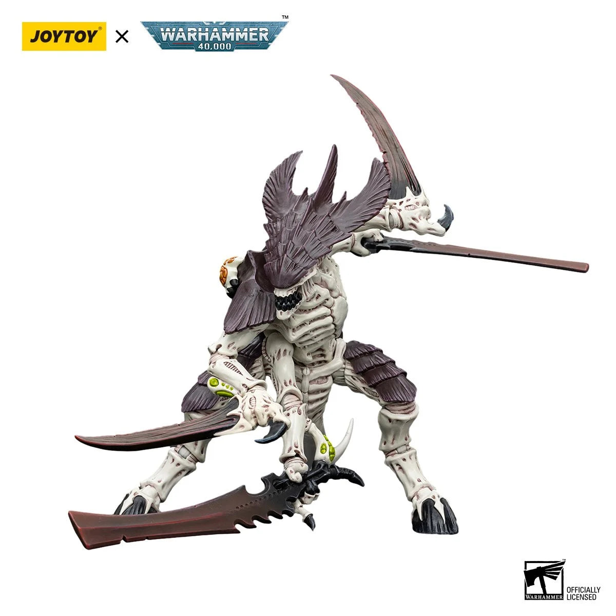 **PREORDER** Joy Toy Warhammer 40,000 Tyranids Hive Fleet Leviathan Tyranid Warrior with Boneswords 2 1:18 Scale Action Figure