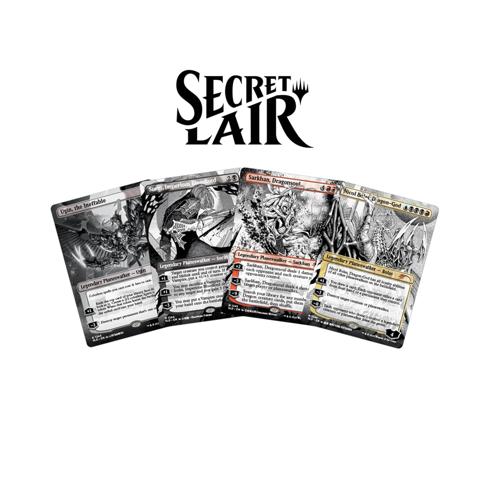 Magic the Gathering: Secret Lair Borderless Planeswalkers